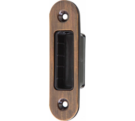 Изображение товара Накладная ответная планка для магнитного замка Hafele античная бронза 911.39.474