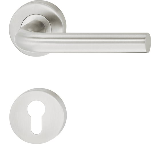 Изображение товара Нажимная дверная ручка Hafele PZ-Гарнитур 8 мм, нержавеющая сталь, матовая 903.92.596
