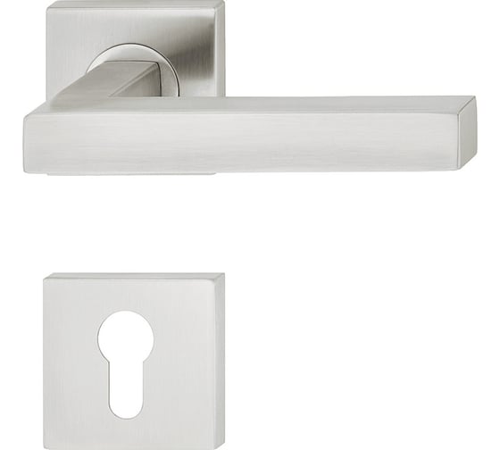 Изображение товара Нажимная дверная ручка Hafele PZ-Гарнитур 8 мм, нержавеющая сталь, матовая 903.92.870