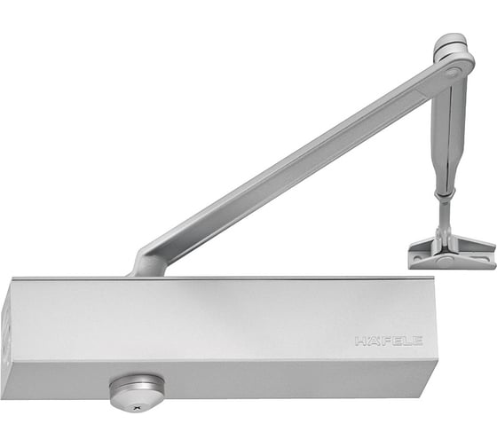 Изображение товара Доводчик Hafele DCL 55 с рычажной тягой, с фиксатором, серый 931.84.819