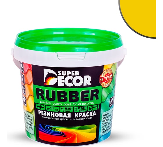 Изображение товара Резиновая краска SUPER DECOR №03 Спелая дыня, 1 кг 4630024700271