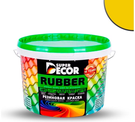 Изображение товара Резиновая краска SUPER DECOR №03 Спелая дыня, 3 кг 4630024700295