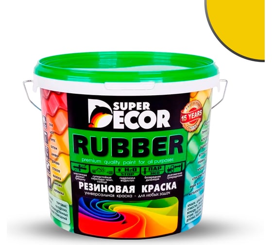 Изображение товара Резиновая краска SUPER DECOR №03 Спелая дыня, 6 кг 4630024700318
