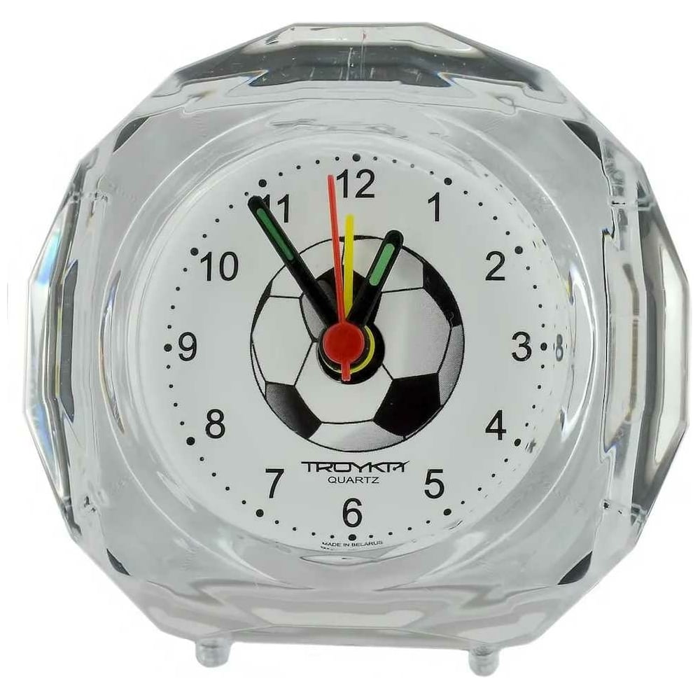 Изображение товара Будильник TROYKATIM БЭМ-02.017 настольные механические часы с рисунком