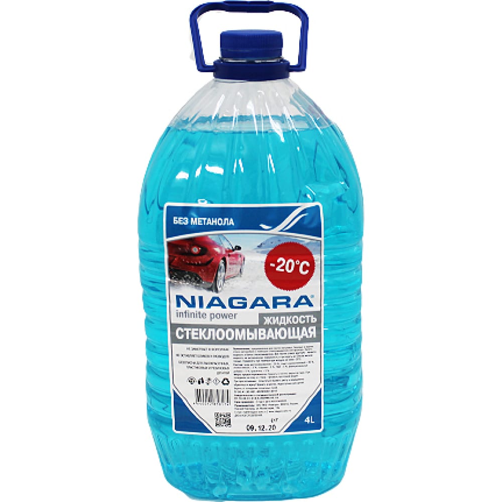 Универсальная жидкость омывания стекол NIAGARA жидкость стеклоомывающая зимняя vivo line 10с 4 л