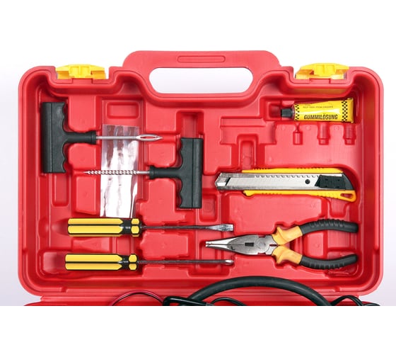 Изображение товара Автомобильный компрессор Dreamcar DK-60LV2 Original 2-х поршневой, с набором для ремонта шин DC-000-0845093