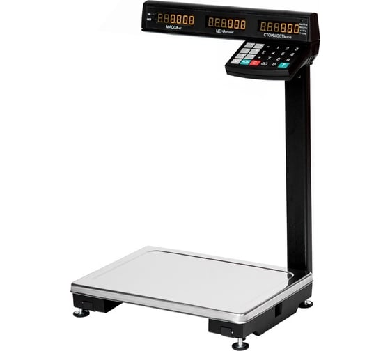 Изображение товара Торговые весы МАССА-К МК-15.2-ТВ21(RU) RS232, USB 25443