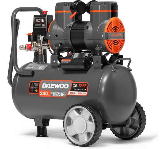 Изображение товара Безмасляный компрессор высокой производительности DAEWOO DAC 240 S