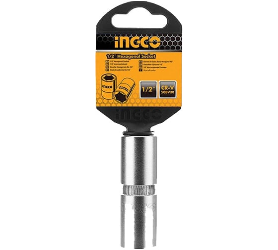 Изображение товара Головка торцевая свечная 21 мм, 1/2"DR INGCO HSPS12211