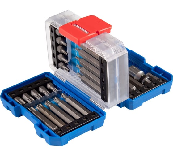 Изображение товара Набор бит 41 шт (Torx, Spline, Hex, 10 мм) KING TONY 1041CQ-EB