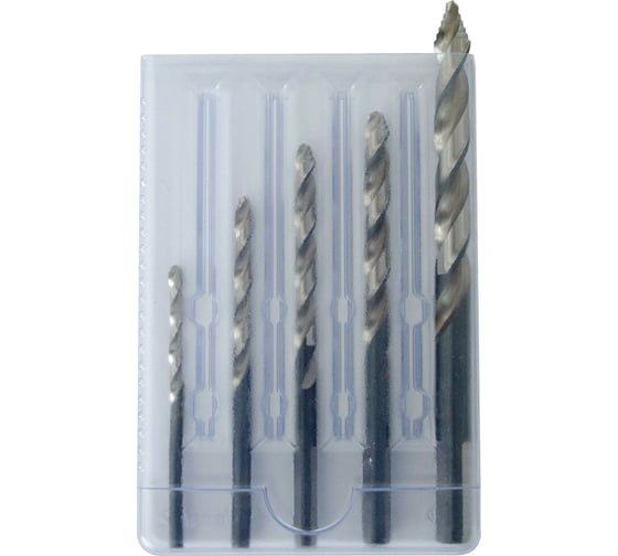 Изображение товара Набор сверл по металлу 3-8 мм, 5 предметов, HSS-G, DIN 338 PROSTEP PROJAHN 72201
