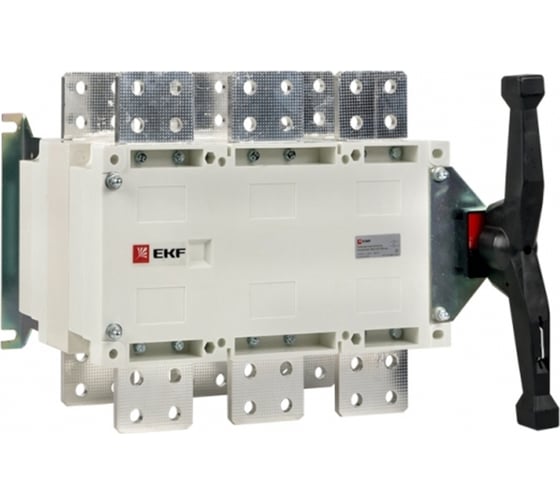 Изображение товара Рубильник-переключатель EKF PowerSwitch 2500A 3P c рукояткой управления для прямой установки pscs-2500-3