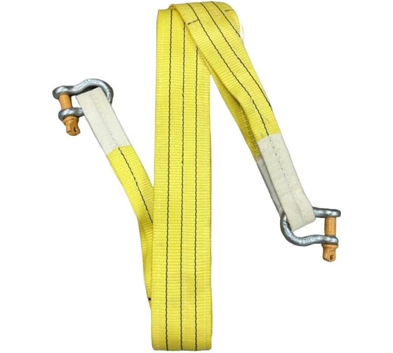 Изображение товара Буксировочный текстильный строп Сталь-91 90 мм, 21т, 4м, 2слоя, скоба-скоба 4687203017651