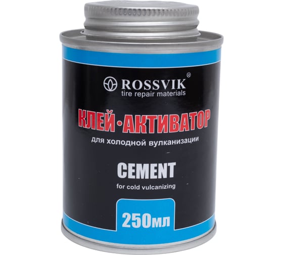Изображение товара Клей-активатор Rossvik 250 мл, банка с кистью K.025.K.2
