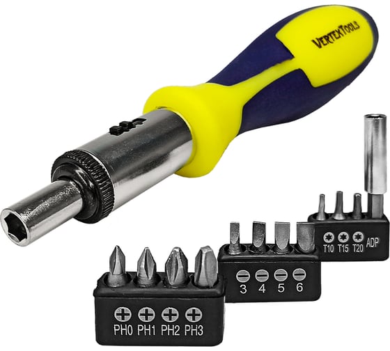 Изображение товара Реверсивная отвертка vertextools 0033-1