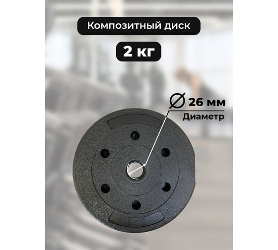 Изображение товара Пластиковый диск BARFITS D26 2кг 1181160633