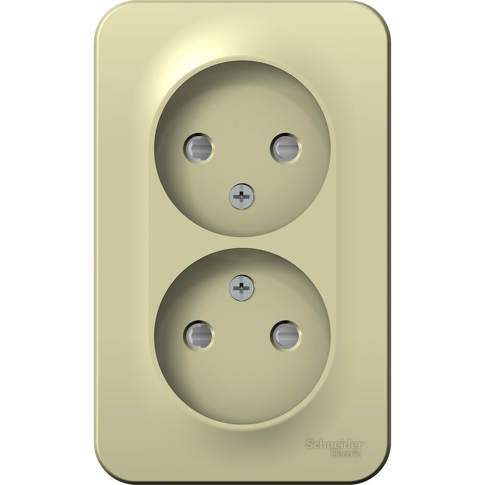 Изображение товара Розетка Systeme Electric Blanca двойная без заземления IP20 250В 16А