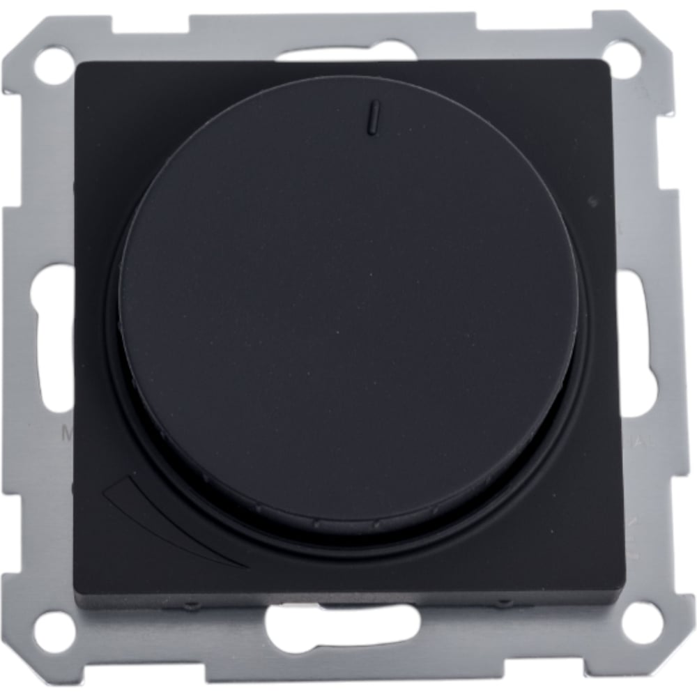 Изображение товара Механизм поворотно-нажимного светорегулятора Atlasdesign LED 400 Вт IP20 черный