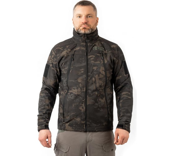 Изображение товара Куртка 7.62 Альфа софт-шелл, черный мультикам, р.56-58, рост 182-188 4630033025334