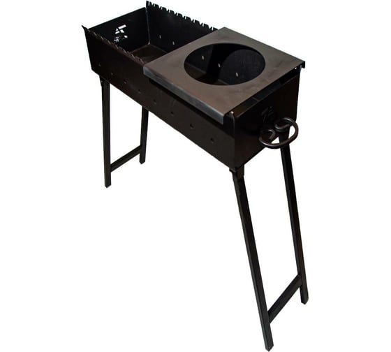 Изображение товара Складной мангал SevenBerg мс800 сталь 3 мм, с подказанником 4687202999767