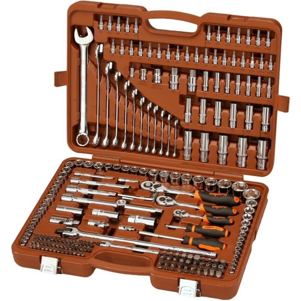 Универсальный набор инструмента Ombra ключи курс 64173 шестигранные на кольце 10 шт 2 14 мм