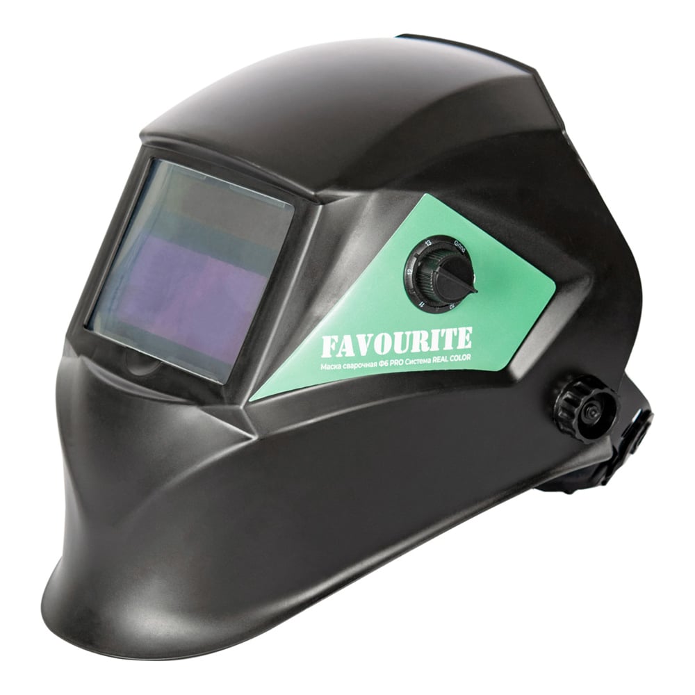 Изображение товара Маска сварочная с внешней регулировкой DIN 9-13 FAVOURITE Ф6 PRO