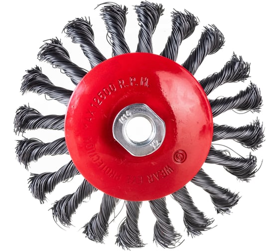 Изображение товара Корщетка-колесо для УШМ (125 мм; М14) FIT IT 39116