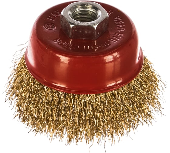 Изображение товара Корщетка-чашка (75 мм; М14; латунированная проволока) FIT IT 39267