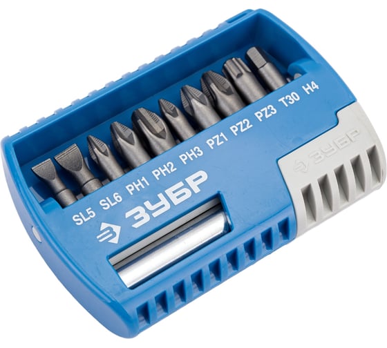 Изображение товара Набор бит ЭКСПЕРТ 11 предметов Зубр 26050-H11