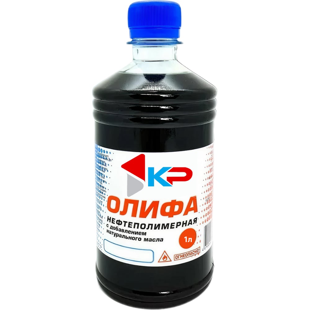Изображение товара Олифа нефтеполимерная КР 0,5л натуральное масло для реставрации