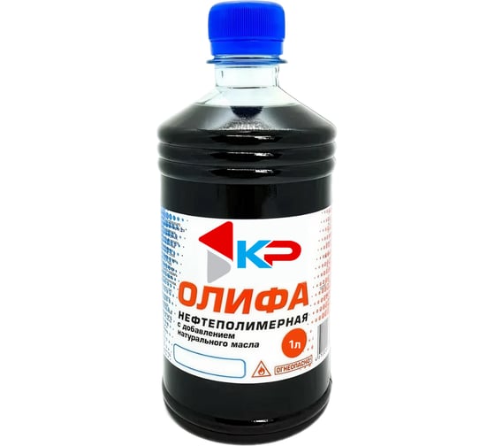 Изображение товара Олифа нефтеполимерная с добавлением натурального масла КР 0,5л 4610044290495