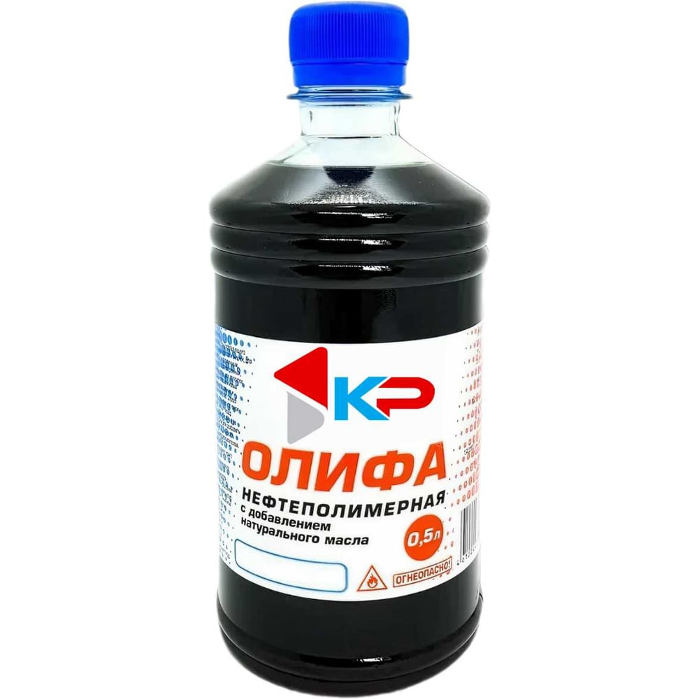 Изображение товара Олифа нефтеполимерная 0,5л с натуральным маслом