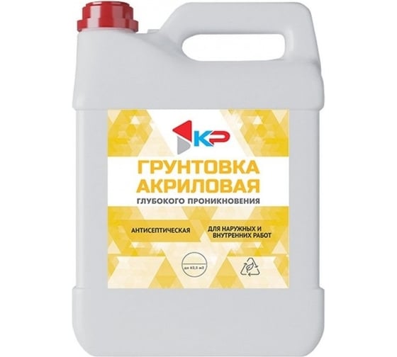 Изображение товара Грунтовка акриловая глубокого проникновения антисептическая КР 5 кг 4610044291126