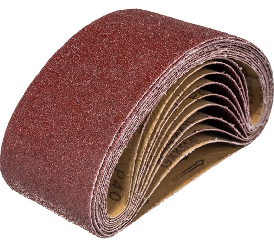 Изображение товара Лента шлифовальная (10 шт; 457х75 мм; P40) для шлифмашин Matrix 74205