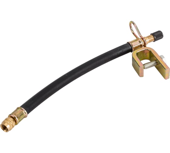 Изображение товара Удлинитель вентиля для грузовых шин HQ-mech в резиновой оплетке 210 мм с крепежом УТ000001266