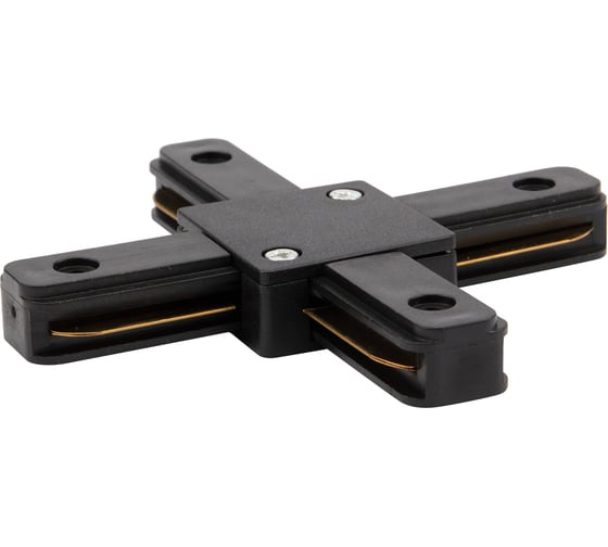 Изображение товара X-образный коннектор для однофазного шинопровода REXANT черный 612-013