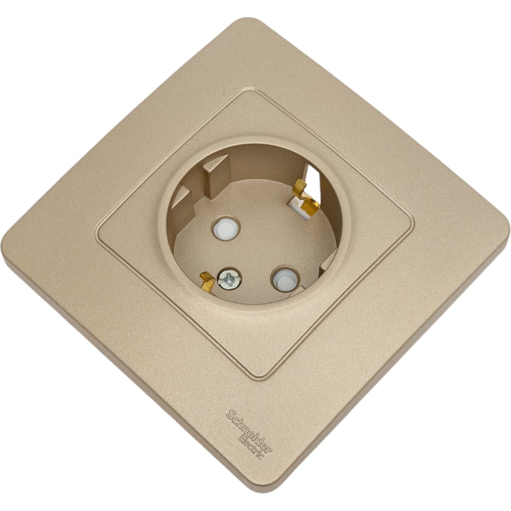 Изображение товара Розетка Systeme Electric Blanca с заземлением 16а 250в титан