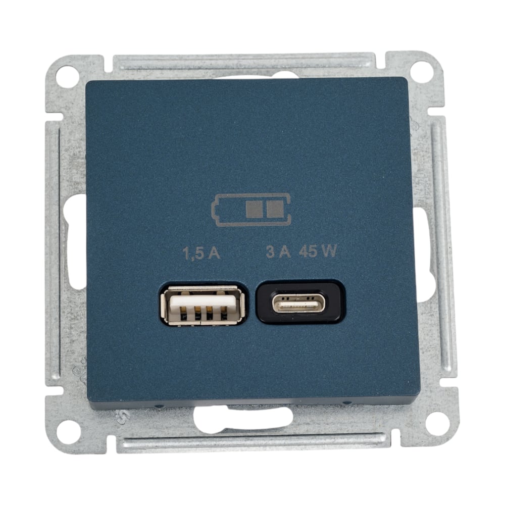 Изображение товара Usb розетка A + Type-C Systeme Electric Atlasdesign 45W