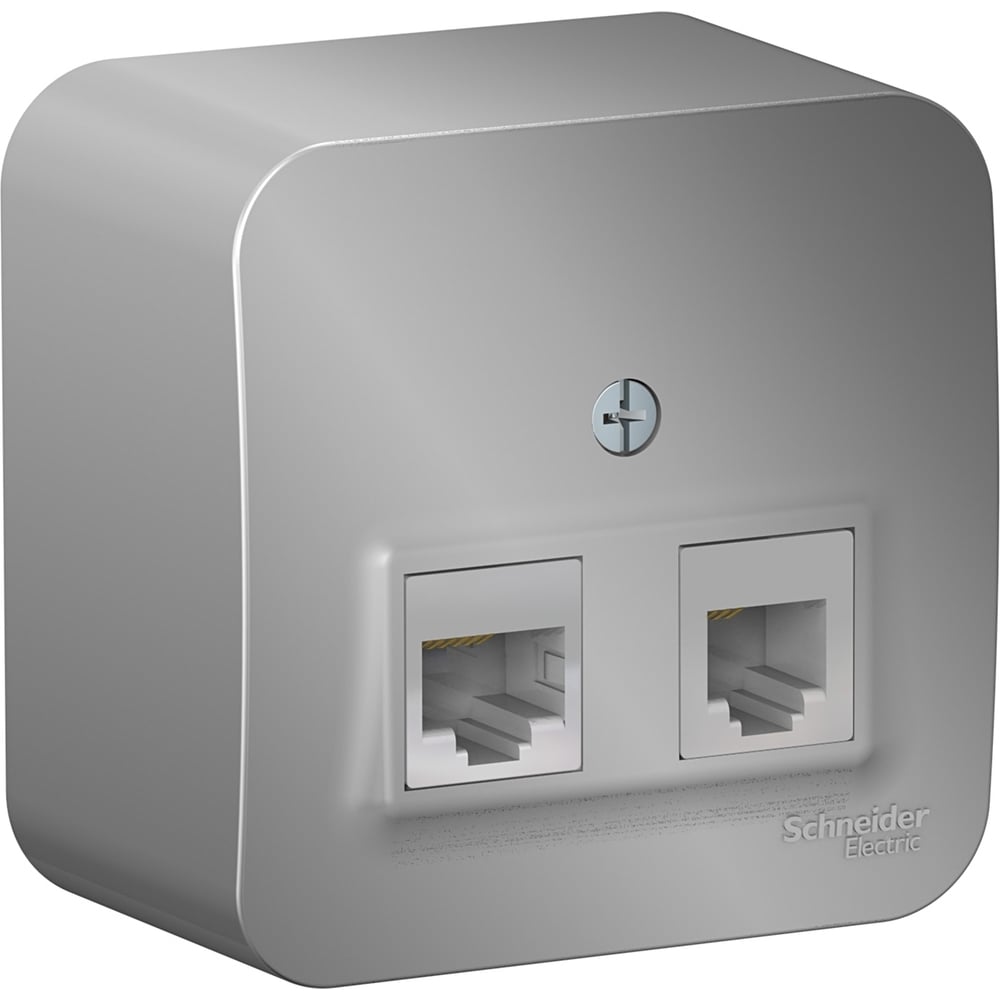 Изображение товара Двойная компьютерно-телефонная розетка Blanca система Electric ip20