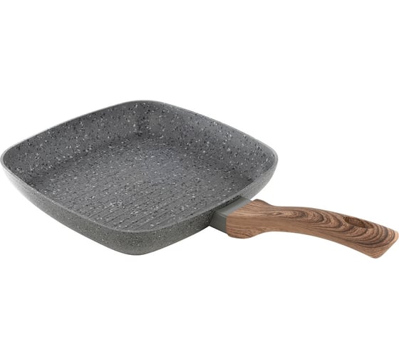 Изображение товара Сковорода Lara GRANIT серия PALERMO кованый алюминий, 26х42 см, индукция LR01-56-26 GRILL PALERMO