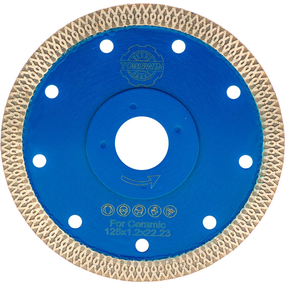Ультратонкий диск алмазный TORGWIN диск graff gdd 16 115 7 алмазный диск по керамической плитке 115x7x2 0х22 23mm