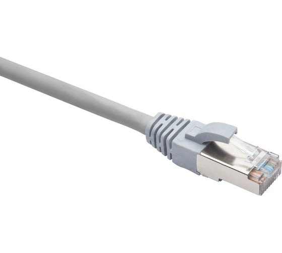 Изображение товара Коммутационный шнур DATAREX f/utp, категория 5e, lszh, нга-hf, 5,0 м, серый DR-191015