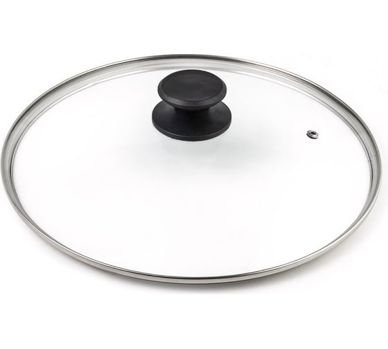 Изображение товара Крышка Lara 26 см, стеклянная, универсальная, стильная ручка LR01-98