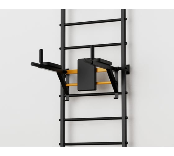 Изображение товара Брусья-пресс-стойка под штангу на шведскую стенку BARFITS New Age черный л00366