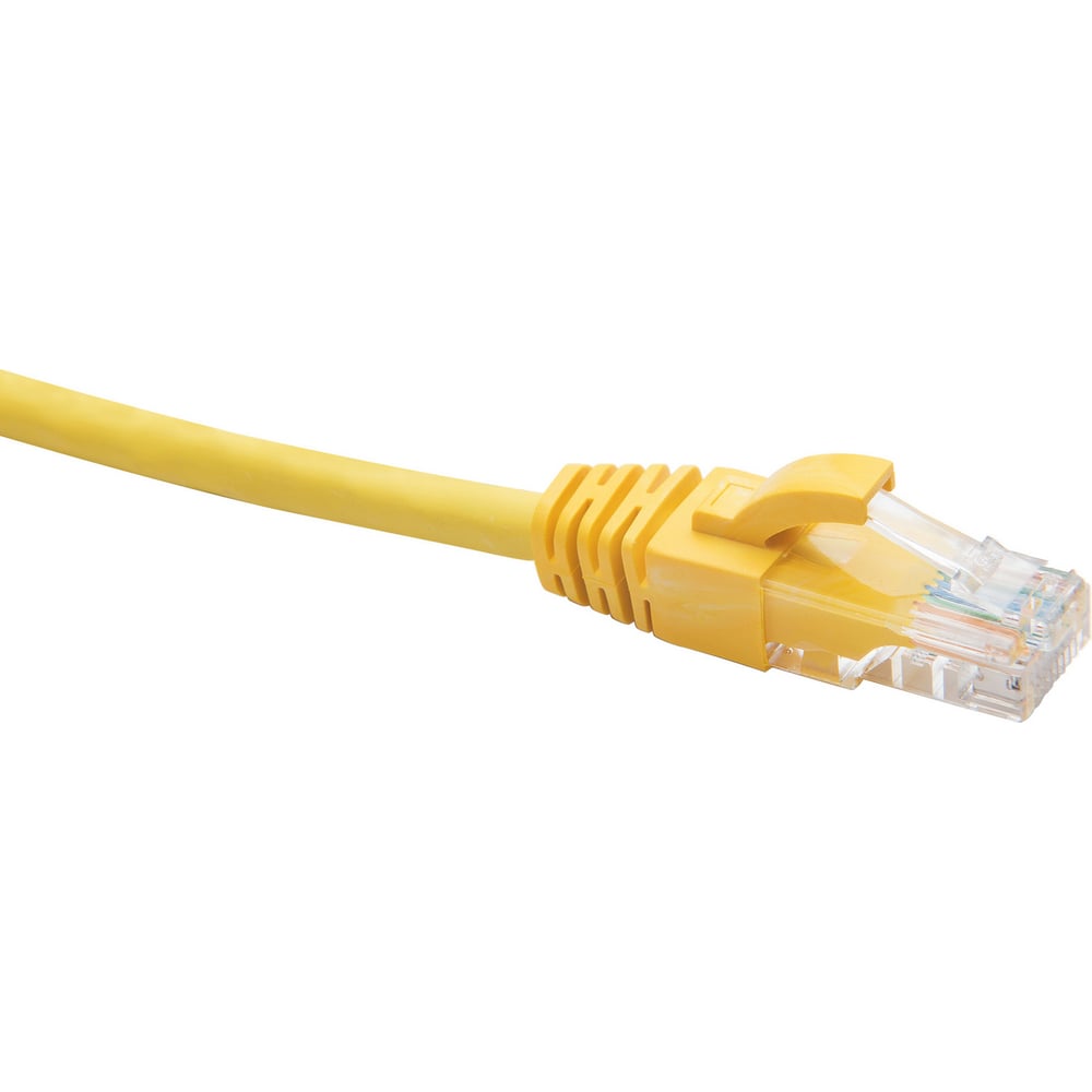 Изображение товара Коммутационный кабель DATAREX u/utp 5e 1м желтый LSZH RJ45 4 пары