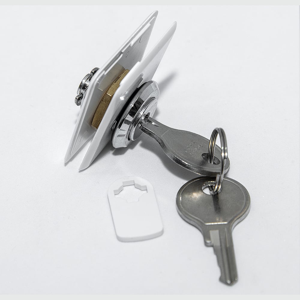 Металлический замок с ключом для распределительных щитков серии E TEHNOPLAST замок свадебный с ключом