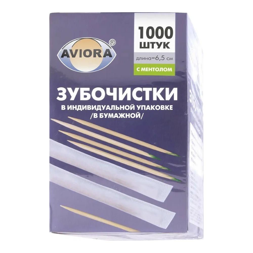 Бамбуковые зубочистки AVIORA 401-609 - фото 1