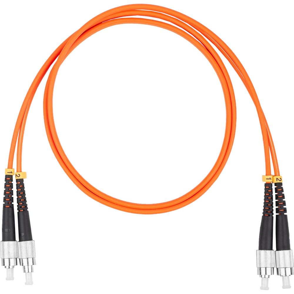 Оптический коммутационный шнур DATAREX патч-корд fc-fc duplex om2 нга-hf оранжевый 10 м DR-222257