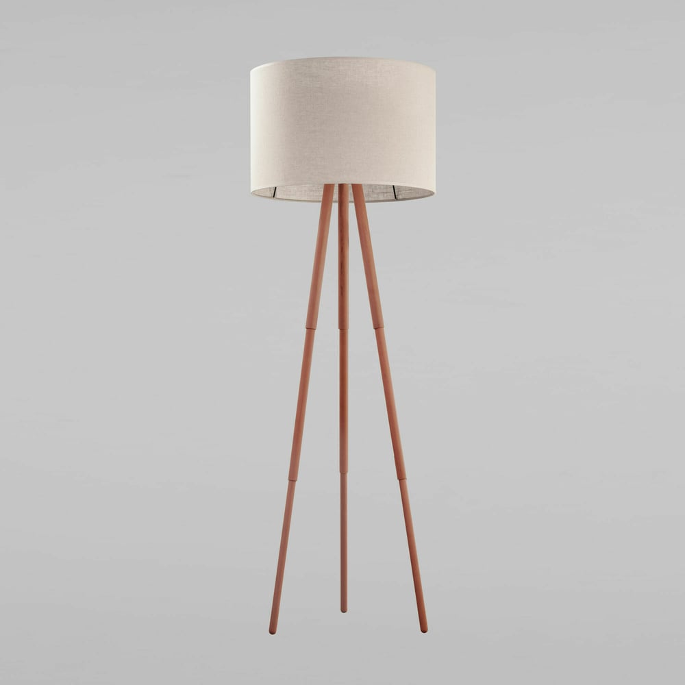 Изображение товара Напольный светильник TK Lighting 5284 tokyo бежевый на треноге современный стиль