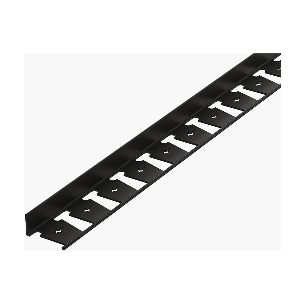 Изображение товара Садовый пластиковый бордюр ГеоПластБорд Стафф 2000х45 мм черный